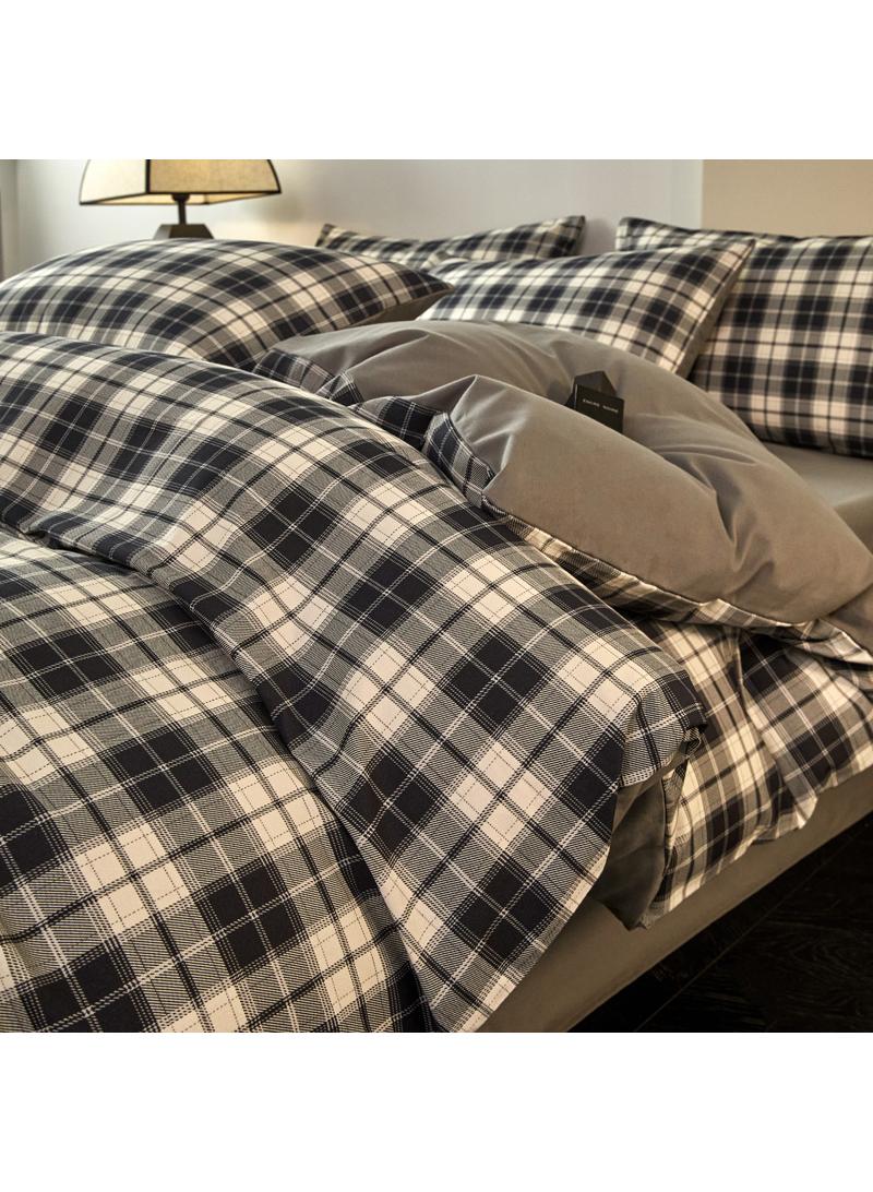 Bluejw 4 Pieces Cotton Comforter Sets Fits 1.5M /1.8M Double Size Bed Housewarming gift Birthday Gift - Image 4