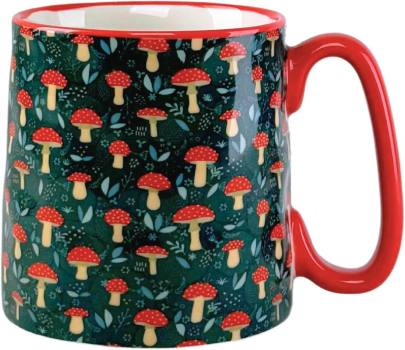 10 Strawberry Street Bella Toadstool Mushrooms Mug Set of 4 - Image 2