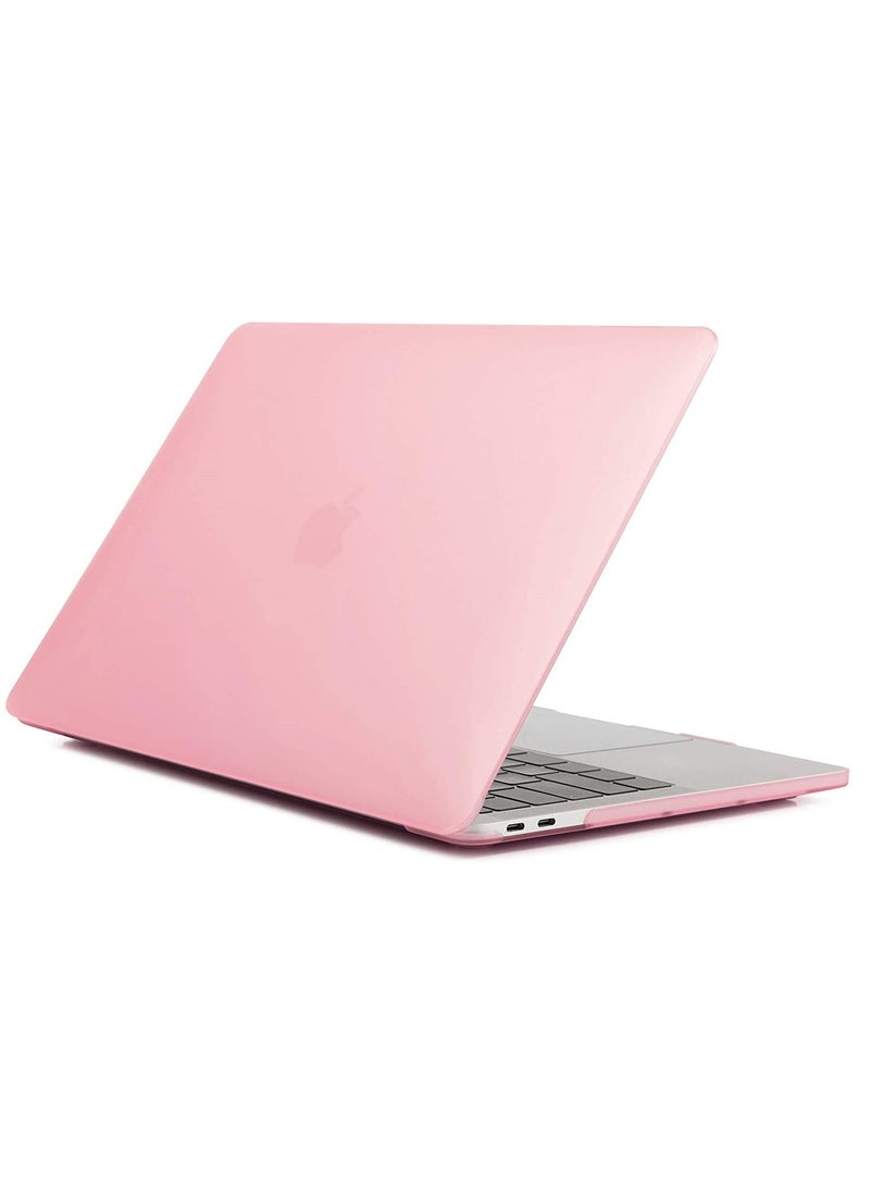 Protective Hard Shell Case Cover Compatible For Apple MacBook Air 13 Inch with Retina Display & Touch ID, Model: A2337 M1 A2179 A1932 Release in 2020 2019 2018, Matte Pink - Image 3