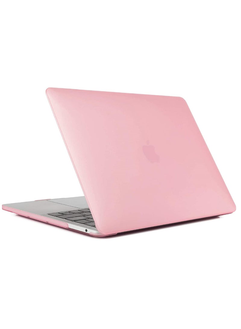 Protective Hard Shell Case Cover Compatible For Apple MacBook Air 13 Inch with Retina Display & Touch ID, Model: A2337 M1 A2179 A1932 Release in 2020 2019 2018, Matte Pink - Image 4