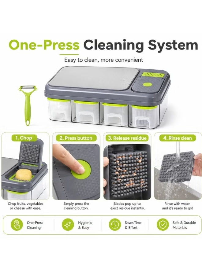 bkam 12-in-1 Multifunctional Vegetable Slicer - Image 4