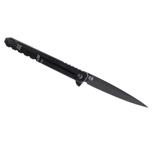 COAST Founder's Collection ORIGIN EDC LX532 Folding Pocketknife, Flipper Tab, Frame Lock, Pocket Clip, Stainless-Steel, Black - Image 2