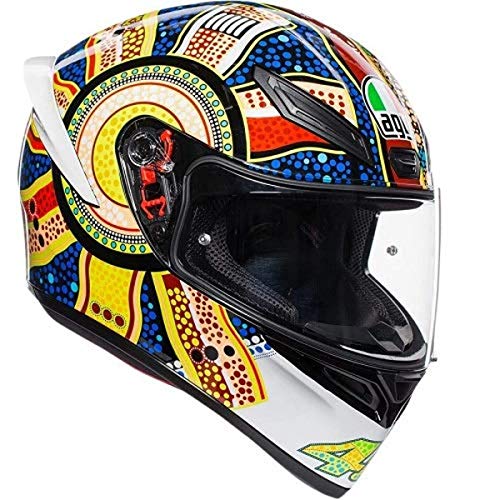 AGV - AGV-0281O010-005-XL Unisex-Adult Full Face K-1 Dreamtime Motorcycle Helmet (Multicolor, X-Large) - Image 1
