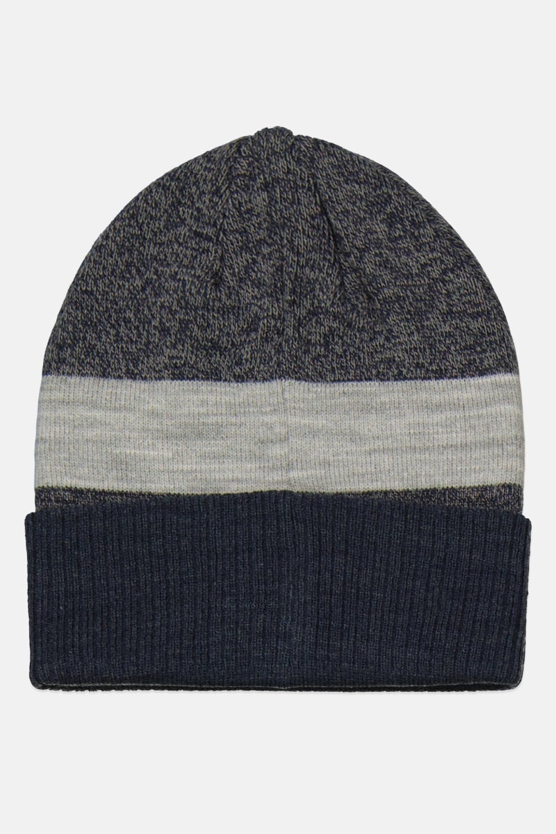 Levi's Men Brand Logo Knitted Beanie, Blue - Image 2