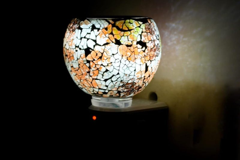 ASHAPURA CREATION Kapur Dani Electrical Camphor DiffuserHome Fragrance Aroma Glass Kapoor Dani Essential Oil Diffuser Burner Night Lamp2072 - Image 5