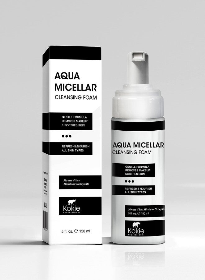 Kokie Cosmetics Aqua Micellar Cleansing Foam, Makeup Remover - Image 3