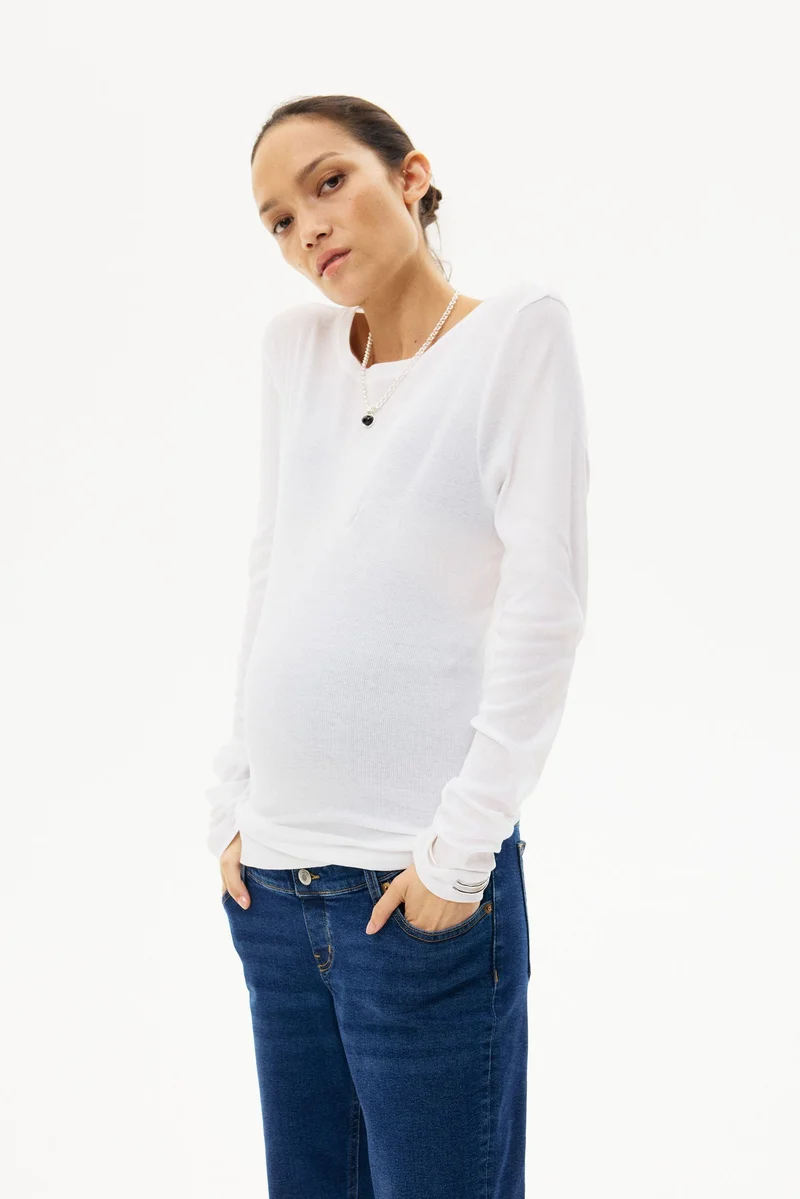 H&M  MAMA Slim Ankle Jeans for Women | Best Price UAE