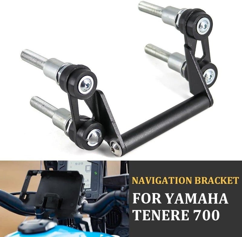 QASULER Motorcycle Phone Holder Bracket for Tenere 700 - Image 3