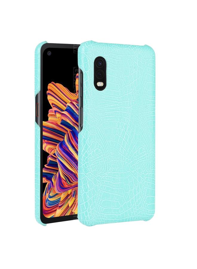 S-TOP Case For Galaxy Xcover Pro Shockproof Crocodile Texture PC + PU Case - Image 1