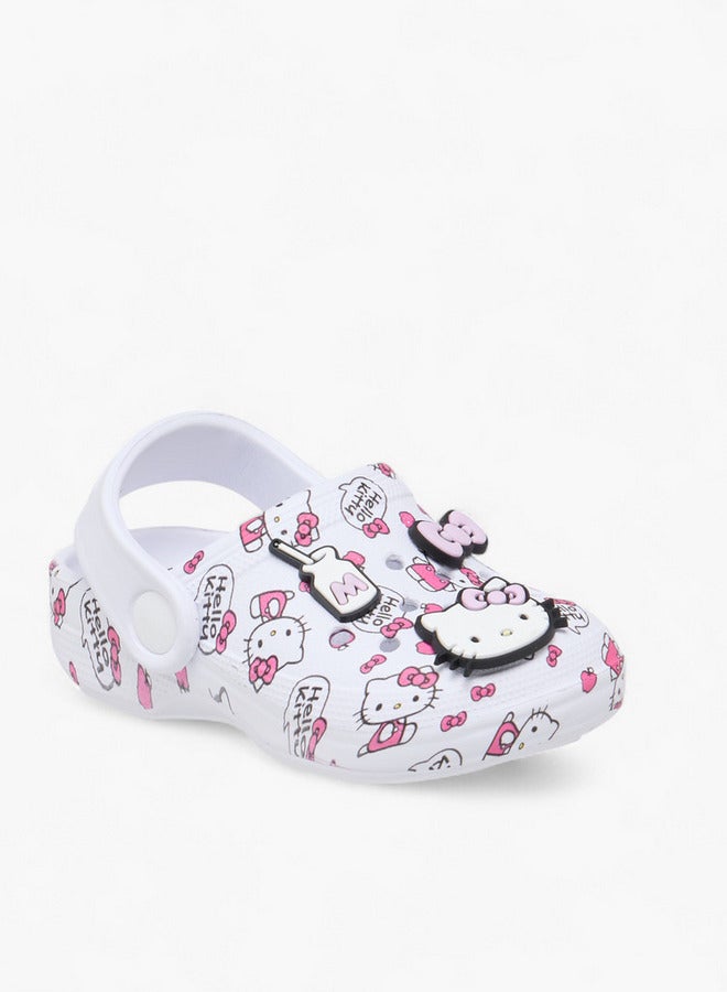 Hello Kitty Print Clogs with Backstrap - Image 2