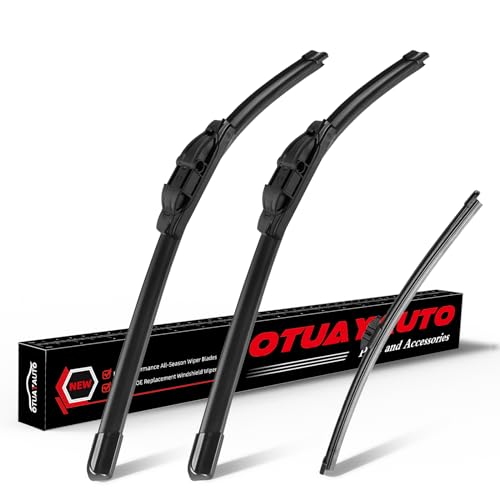 OTUAYAUTO Premium Windshield Wiper Blades - Replacement for BMW X3 2011-2017 - Precision Fit, All-Weather Performance, Front and Rear Wiper Blades, Side Lock - 26"+20"+13" (Pack of 3) - Image 1