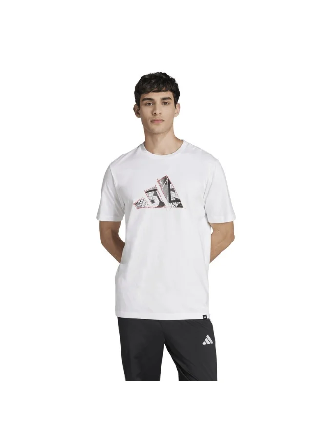 Adidas M Photo Logo T White Training T-Shirts For Men XS