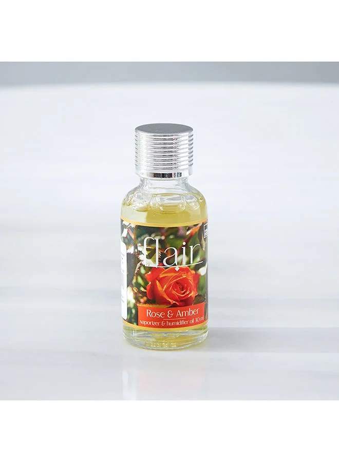 Home Box Flair Rose and Amber Aroma Oil 30ml
