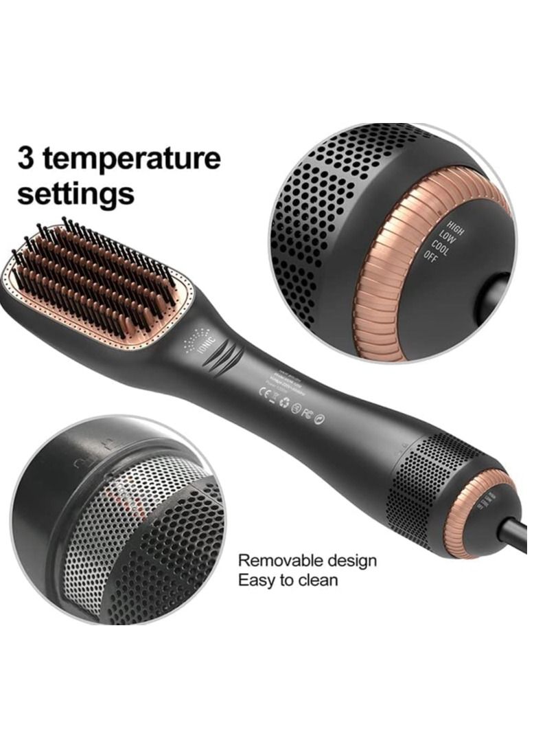 Hair Dryer Brush 3 in 1 Hot Air Brushes Blow Dryer Brush Hair Comb One Step Electric Hair Brushes Hair Straightener - Image 2