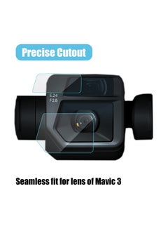 Y&D Lens Protector for DJI Mavic 3 Pro Cine Camera Drone RC Quadcopter Fly more Combo, 2 Pack Dual Anti-Scrach Tempered Glasses Protective Film Accessories  - Image 2
