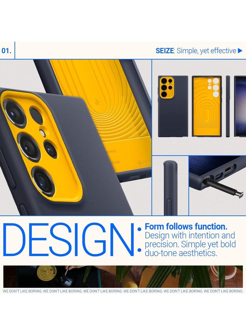 Caseology Nano Pop Samsung Galaxy S23 ULTRA Case Cover - Blueberry Navy - Image 3