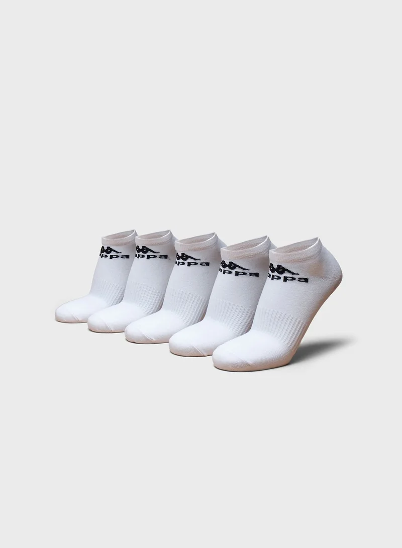 Kappa 5 Pack Kane Design Ankle Socks