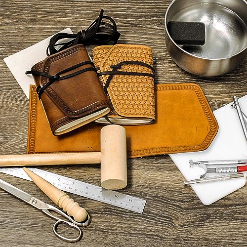 Realeather C4182-02 Journal Leathercraft Kit, 4.5" x 6", Brown , 1-Kit - Image 5
