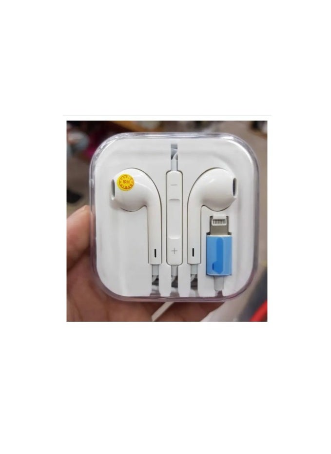 Generic - Pop-Up Window Bluetooth Lightning Headset With Mic For Apple iPhone 7/8/X/Xs/XR/11/12/13/14 Series White - Image 1