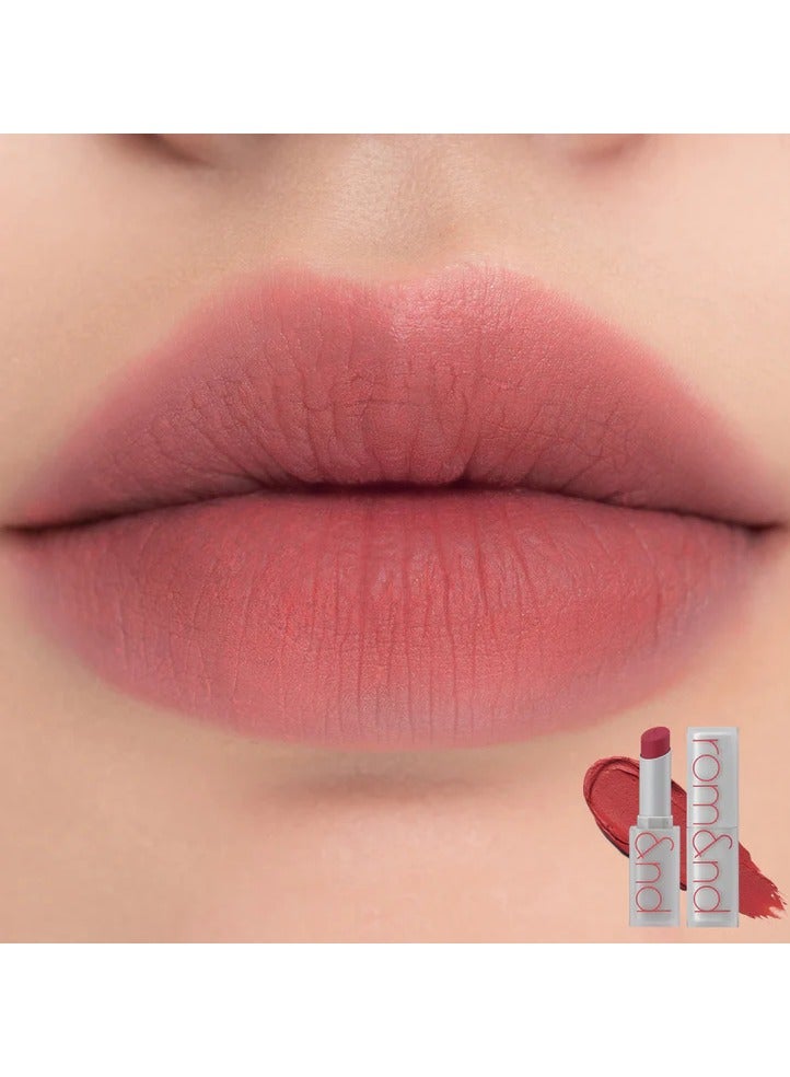 ROM و ND أحمر الشفاه زيرو مات - 01 وردي داكن (Dusty Pink) - Image 2