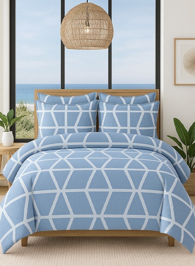 AMALI Gold Collection Polycotton Bedding Bag مجموعة غطاء لحاف ملاءة سرير مجهزة أكياس وسائد نسيج متين فائق النعومة لراحة استثنائية جودة طويلة الأمد