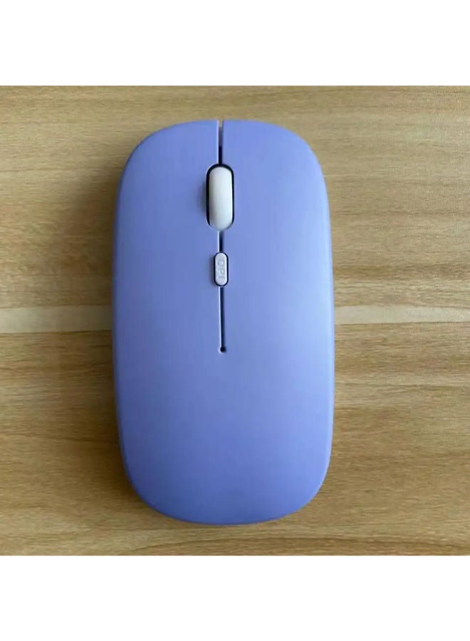 SHOPI Universal Wireless Bluetooth Keyboard And Mouse Set PURPLE 27x13x3cm  - Image 3