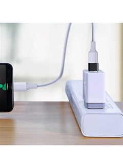USB C Female to USB Male AdapterType A Charger Cable Adapter for iPhone 11 12 13 Mini Pro Max,Airpods M1 iPad Air 2020 2021,Samsung Galaxy Note 10 S20 Plus 20 S21 21 FE Ultra,Google Pixel 6 5 (Grey)
