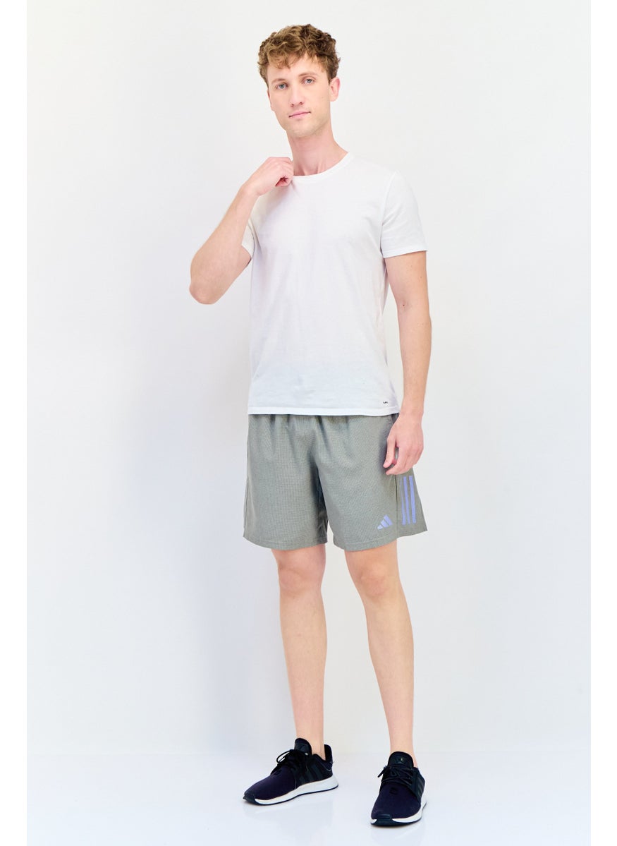 Adidas Men Sportswear Fit 7 Inseam Running Shorts, Khaki  - Image 4