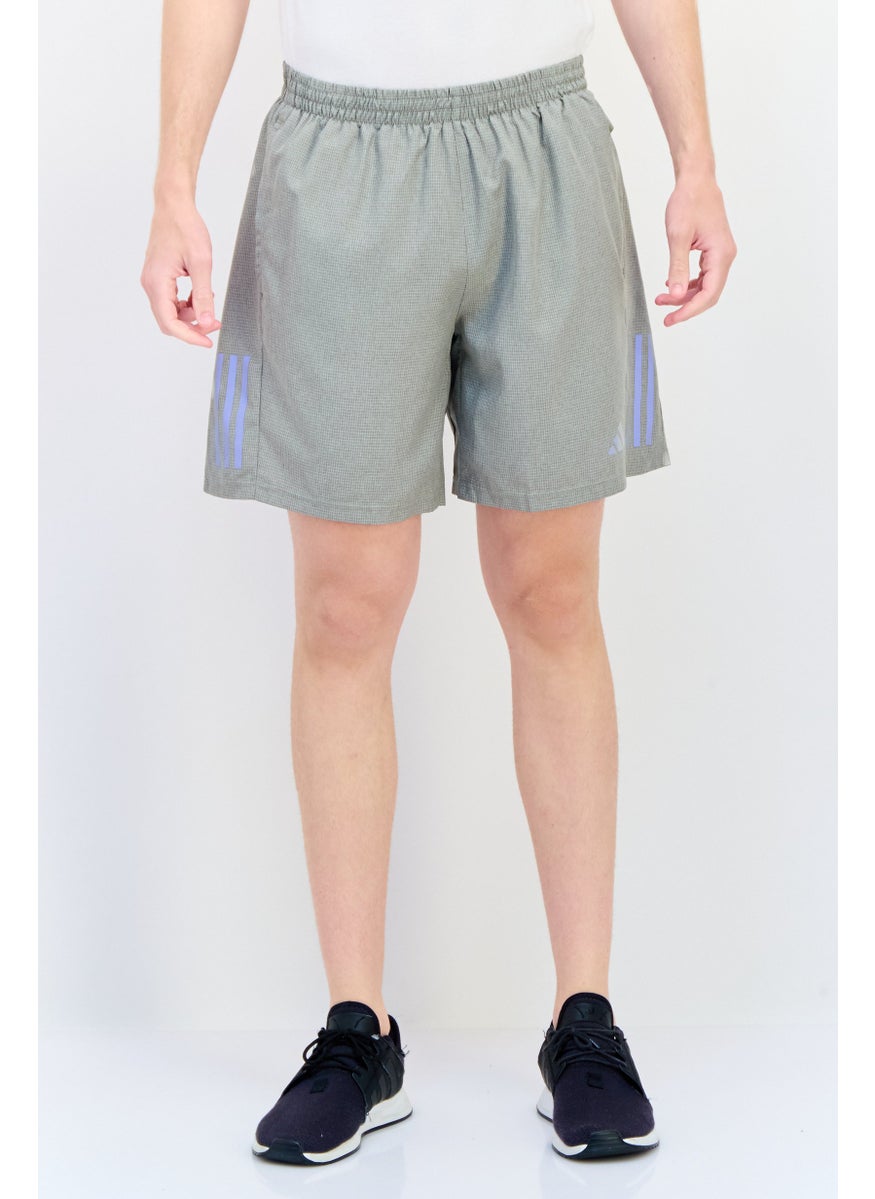 Adidas Men Sportswear Fit 7 Inseam Running Shorts, Khaki  - Image 1