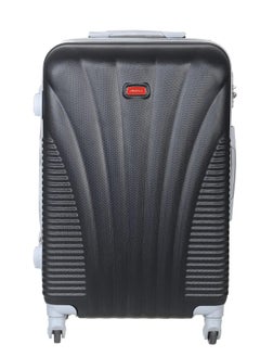 Albatros Fiber Travel Trolley Bag With Digital Lock, 24 Inches - Black  - Image 1