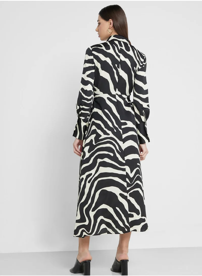 TOPSHOP Ruched Side Detail Dress