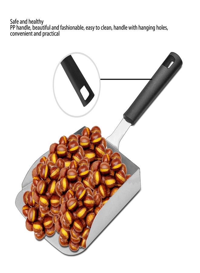 DAUERHAFT Large Grill Spatula plancha para hamburguesas Griddle Scoop, Stainless Steel and PP, Food Shovel Burger Spatula plancha para hamburguesas for Stir Fry and Flat Top Grill Spatulas - Image 4