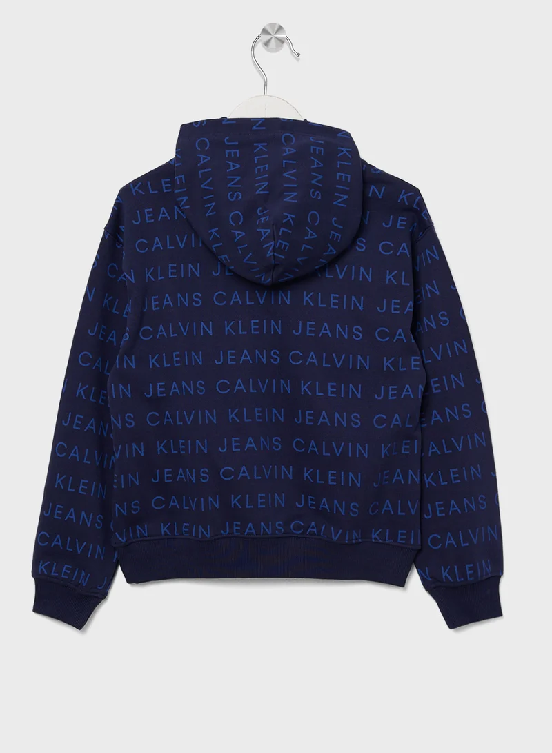 Calvin Klein Jeans Youth Pullover Hoodie