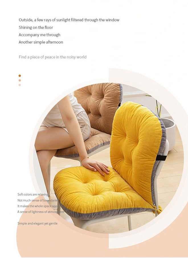 Generic Chair Cushion Memory Foam Kitchen Chair Cushions With Fixing Band One Seat Cushion Non Slip Seat Cushion for Back Relax Outdoor Garden Patio Cushion for Home Office  - Image 4