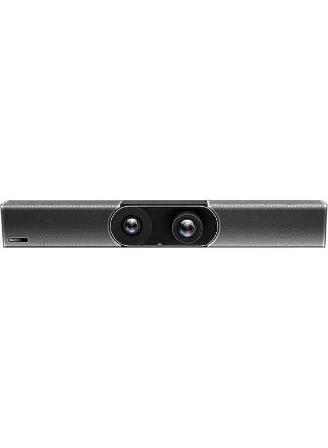 Yealink A30-010-TEAMS all-in-one Collaboration bar with VCR20 remote, Connects to Deskphone, PC/Mac, Softphones - Works with Teams, Zoom, RingCentral, 8x8, Vonage, Microfiber Included