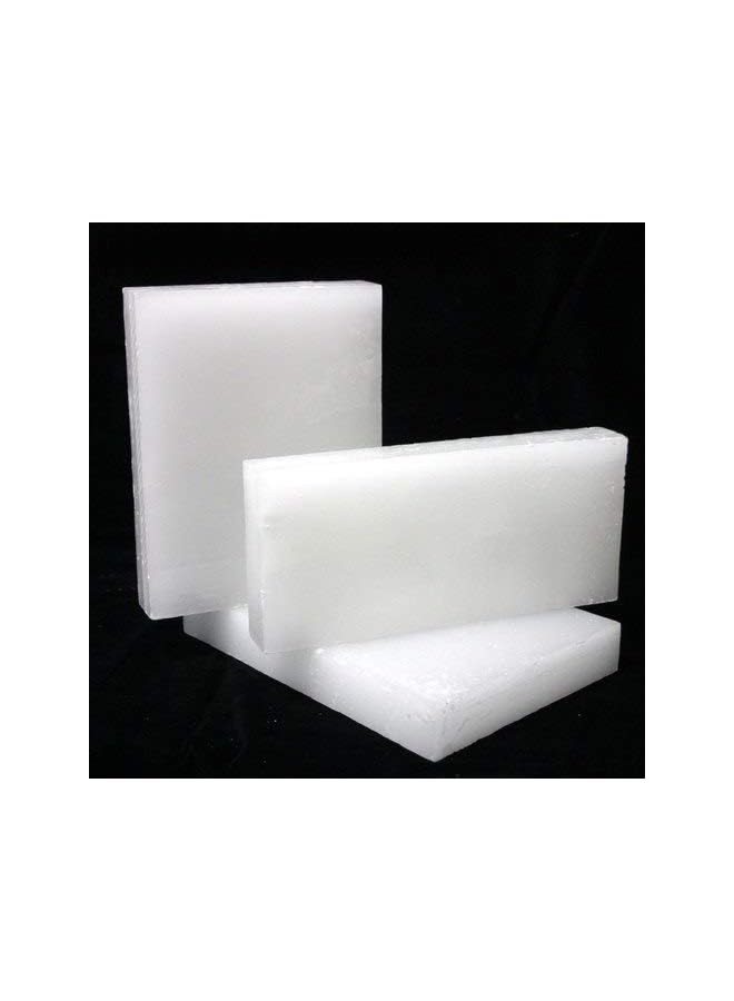 The Bros Refined Paraffin Wax In Block | Pillar Candle, Make-Up & Crayon Making | Skin-Softening, Salon & Spa Treatments | Pain Relief | Lubrication & insulation | White (Colorless) Solid (500 GR) - Image 2