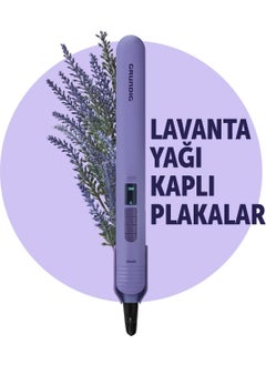 Grundig Hs 7032 Botanica Lavender Oil Coated Plate Ionic Hair Straightener  - Image 1