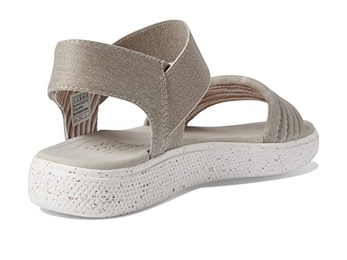 SKECHERS Summer Skipper - Optical Chill. Vegan washed canvas sandal with plush foam. - Image 5