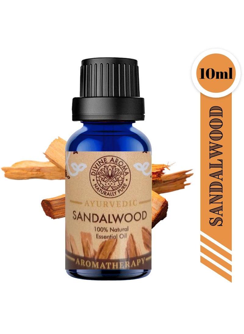 DIVINE AROMA Divine Aroma Lavender Sandalwood Tea Tree Eucalyptus Peppermint Citronella Orange 100 Pure Natural Essential Oil 10ml x 7Undilute Exotic Aroma Summer Combo For Fragrance Home Clean Home Comfort The Body Pamper Your Skin Sun Protection Cool and Safe  - Image 2