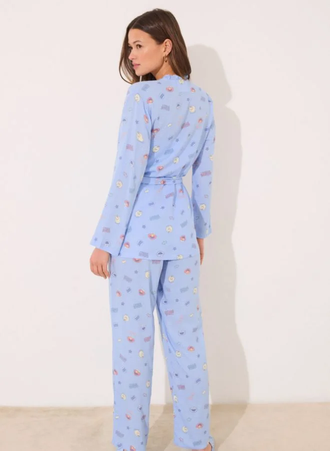 women'secret Long pyjamas set "Sesame Street"