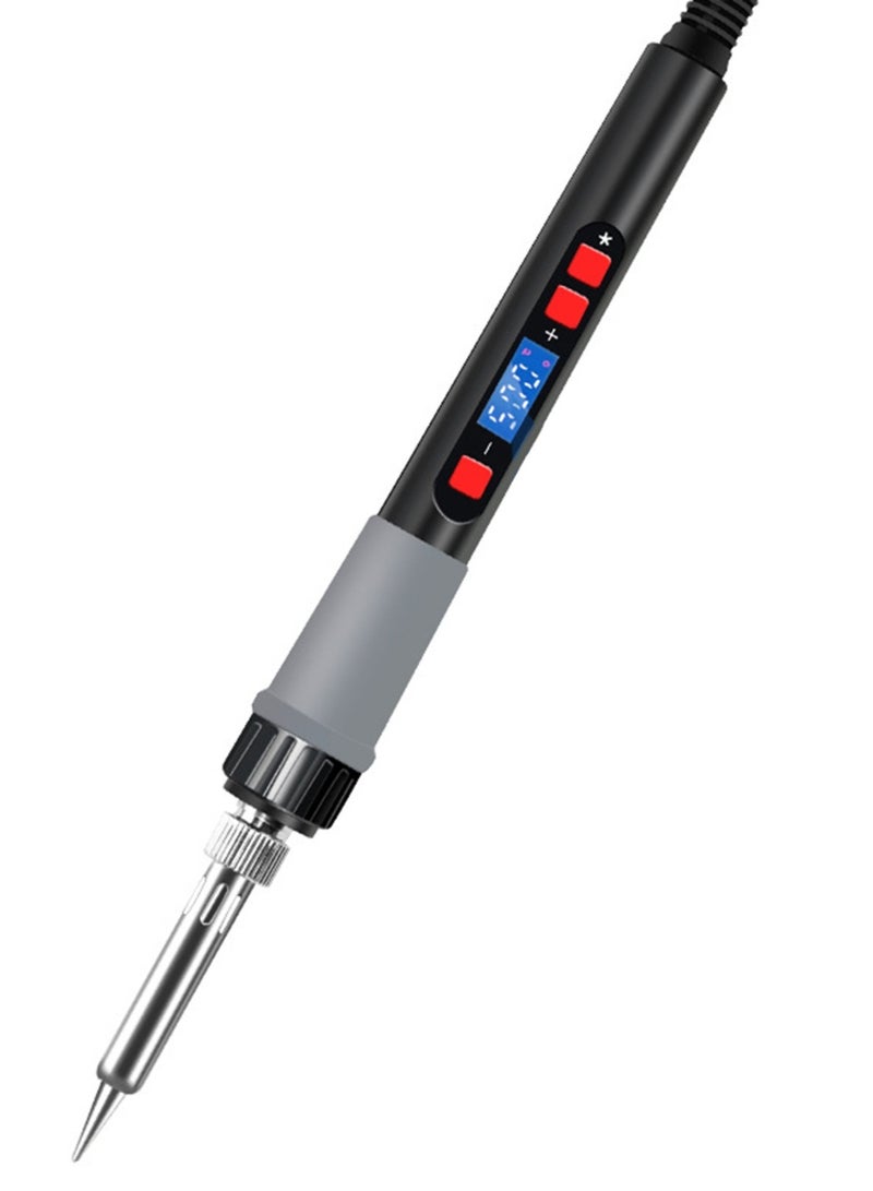 80W Professional LCD Digital Temperature Adjustable Electric Soldering Iron Tool Lead-free Mini Soldering Station  - Image 2