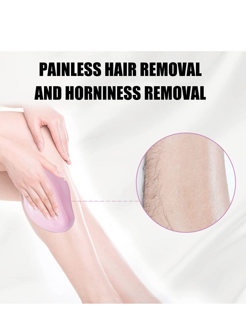KASTWAVE True Crystal Hair Eraser, Magic Hair Removal Eraser, Painless Crystal Hair Remover Tools, Soft Smooth Skin Fast & Easy Crystal Hair Removal for Men and Women (Pink) - Image 2
