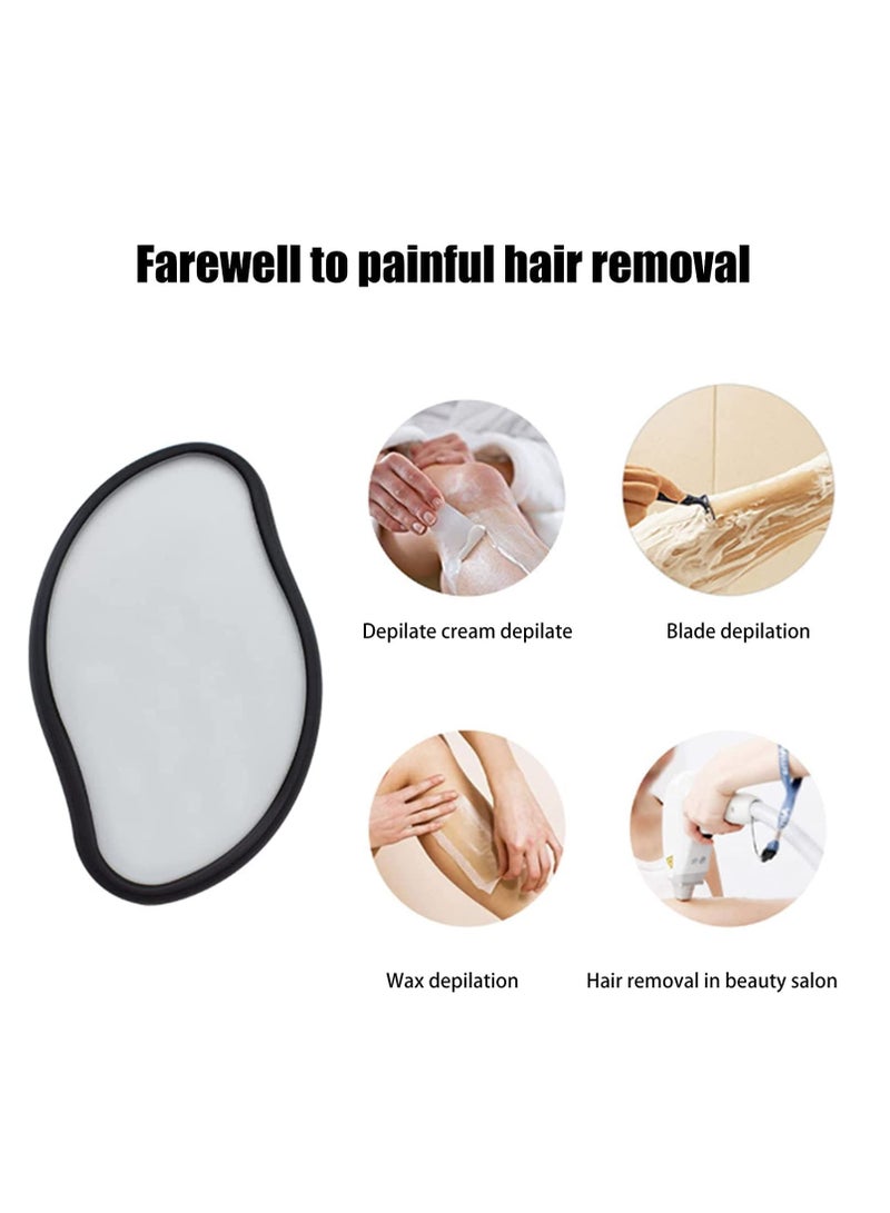 KASTWAVE True Crystal Hair Eraser, Magic Hair Removal Eraser, Painless Crystal Hair Remover Tools, Soft Smooth Skin Fast & Easy Crystal Hair Removal for Men and Women (Pink) - Image 3