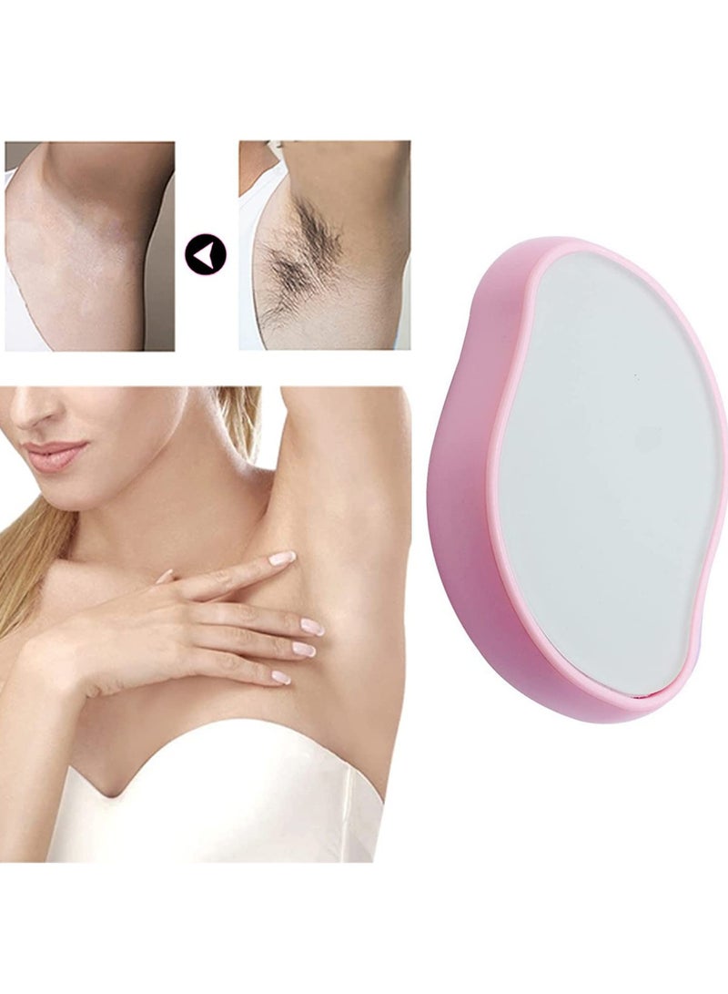 KASTWAVE True Crystal Hair Eraser, Magic Hair Removal Eraser, Painless Crystal Hair Remover Tools, Soft Smooth Skin Fast & Easy Crystal Hair Removal for Men and Women (Pink) - Image 4