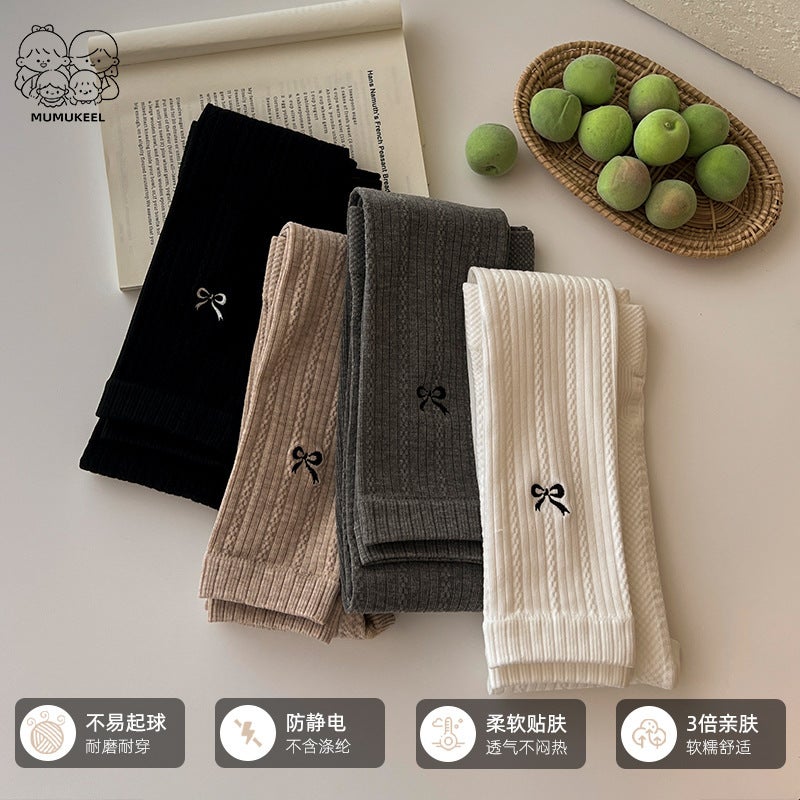 Children'S Pantyhose Thin Outer Wear Fleshy Girl'S Leggings Baby'S Western-Style Ankle-Length Pants Embroidered Butterfly Pants - Image 5