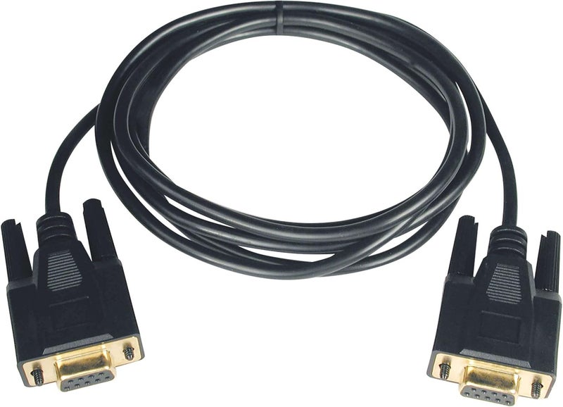 كابل مودم فارغ تسلسلي RS232 (DB9 F/F) بطول 10 أقدام (P450-010)