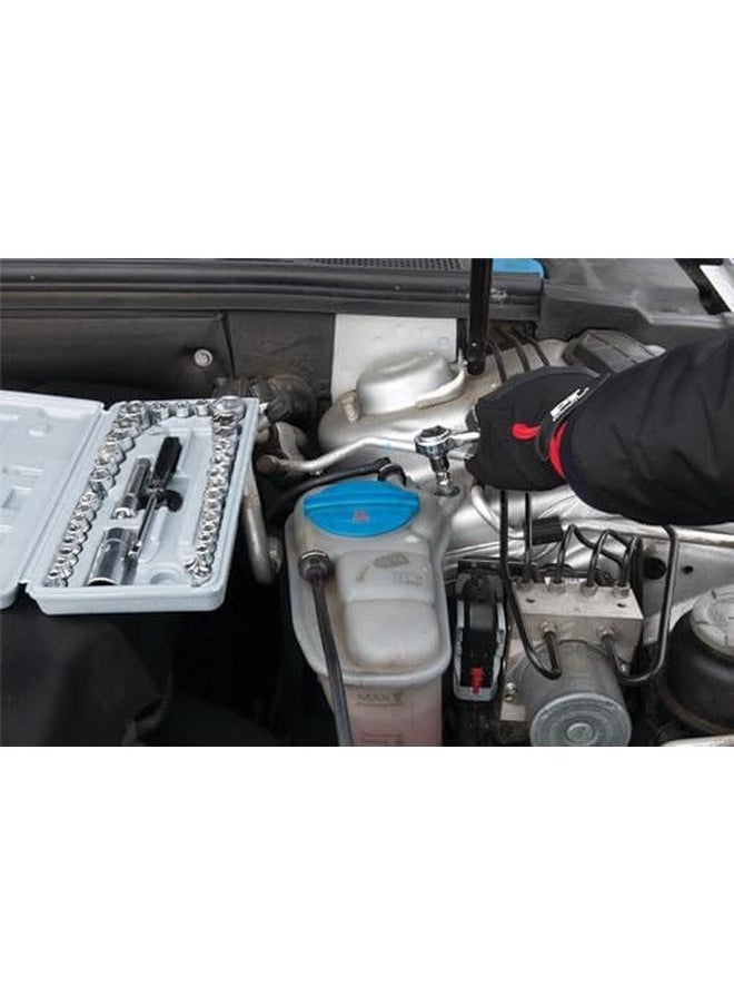 بيرفورمانس تول W1173 Sae Metric 40 قطعة Sae ومجموعة مقابس مترية 1 4 بوصة و3 8 بوصة  - Image 4