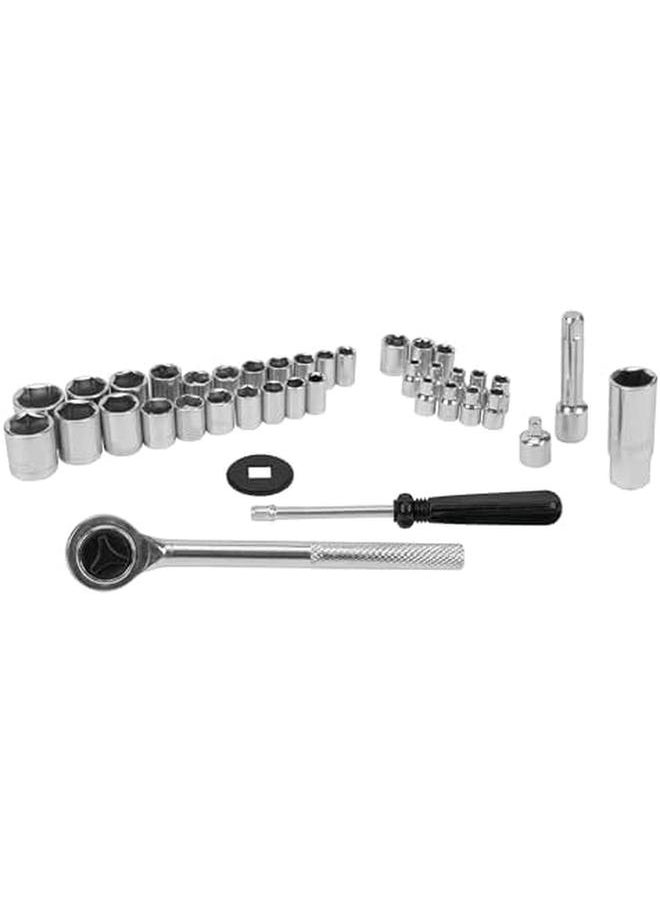 بيرفورمانس تول W1173 Sae Metric 40 قطعة Sae ومجموعة مقابس مترية 1 4 بوصة و3 8 بوصة  - Image 3