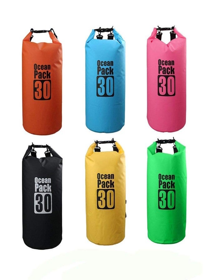 BellveenÂ® 30L PVC Waterproof Dry Bag Sack Ocean Pack Floating Boating Camping | Multi Color - Image 4