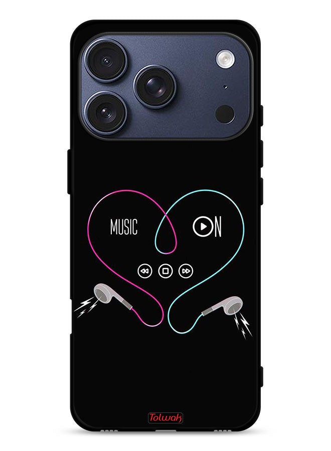 Tolwak Apple iPhone 17 Pro Protective Case Cover Music On - Image 1